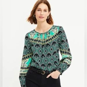 Loft Garden Shirred blouse